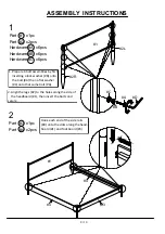 Preview for 8 page of Furniture of America Lennart CM7386CK Assembly Instructions Manual