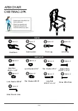 Preview for 5 page of Furniture of America Leslie CM3795AC-2PK Assembly Instructions Manual