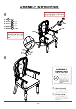 Preview for 8 page of Furniture of America Leslie CM3795AC-2PK Assembly Instructions Manual