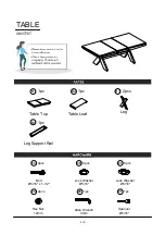 Preview for 5 page of Furniture of America Liberta CM3776T Assembly Instructions Manual