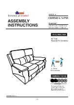 Furniture of America Lila CM6540-LV-PM Assembly Instructions Manual preview