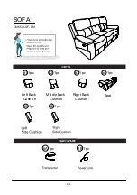 Preview for 5 page of Furniture of America Lila CM6540-SF-PM Assembly Instructions Manual