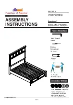 Preview for 22 page of Furniture of America Lillian FOA7925Q Assembly Instructions Manual