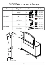 Preview for 6 page of Furniture of America Litchville CM7383D&M Assembly Instructions Manual