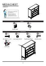 Preview for 5 page of Furniture of America Litchville CM7383TV Assembly Instructions Manual