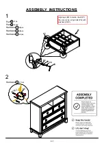 Preview for 6 page of Furniture of America Litchville CM7383TV Assembly Instructions Manual