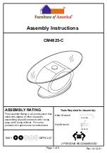 Furniture of America Lodia CM4825-C Assembly Instructions preview