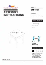 Preview for 11 page of Furniture of America Loraine CM7195V Assembly Instructions Manual