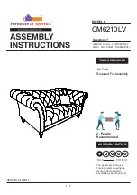 Furniture of America Louella CM6210LV Assembly Instructions Manual preview