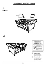 Preview for 8 page of Furniture of America Louella CM6210LV Assembly Instructions Manual