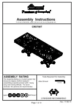 Furniture of America Lucie CM3788 Assembly Instructions Manual preview