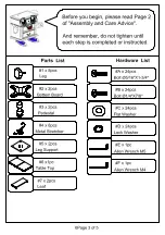 Preview for 3 page of Furniture of America Lucie CM3788 Assembly Instructions Manual