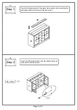 Preview for 4 page of Furniture of America Luminar CM3559SV Assembly Instructions