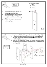 Preview for 4 page of Furniture of America Luminar II CM3559PT Assembly Instructions