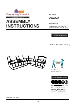 Preview for 1 page of Furniture of America Lynette CM6345 Assembly Instructions Manual