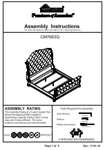 Furniture of America Lysandra CM7663CK Assembly Instructions Manual preview