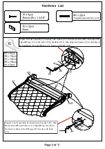 Preview for 4 page of Furniture of America Lysandra CM7663CK Assembly Instructions Manual