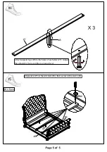 Preview for 6 page of Furniture of America Lysandra CM7663CK Assembly Instructions Manual