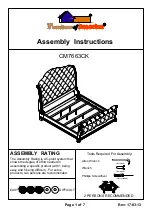 Preview for 7 page of Furniture of America Lysandra CM7663CK Assembly Instructions Manual