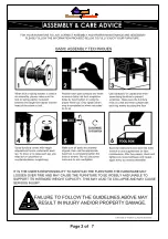 Preview for 2 page of Furniture of America Lyss CM-AC6214 Assembly Instructions Manual