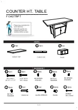 Preview for 5 page of Furniture of America Macedo FOA3779PT Assembly Instructions Manual