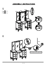 Preview for 10 page of Furniture of America Madonna CM-DK824 Assembly Instructions Manual