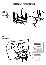 Preview for 11 page of Furniture of America Madonna CM-DK824 Assembly Instructions Manual