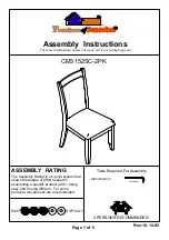 Furniture of America Maegan CM3152SC-2PK Assembly Instructions preview