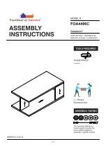 Furniture of America Majken FOA4496C Assembly Instructions Manual preview