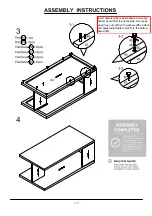 Preview for 7 page of Furniture of America Majken FOA4496C Assembly Instructions Manual