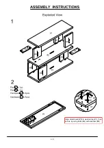 Preview for 6 page of Furniture of America Majken FOA4496S Assembly Instructions Manual