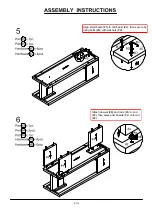 Preview for 8 page of Furniture of America Majken FOA4496S Assembly Instructions Manual