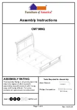 Furniture of America Mandeville CM7986Q Assembly Instructions Manual preview