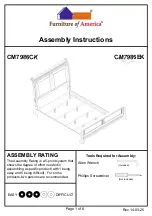 Preview for 7 page of Furniture of America Mandeville CM7986Q Assembly Instructions Manual