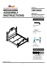 Furniture of America Mandura CM7260Q Assembly Instructions Manual preview