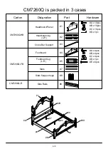 Preview for 6 page of Furniture of America Mandura CM7260Q Assembly Instructions Manual