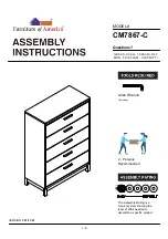 Furniture of America Manvel CM7867-C Assembly Instructions Manual preview