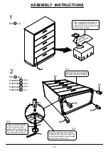 Preview for 6 page of Furniture of America Manvel CM7867-C Assembly Instructions Manual