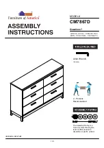 Furniture of America Manvel CM7867D Assembly Instructions Manual preview