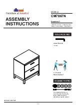 Furniture of America Manvel CM7867N Assembly Instructions Manual preview