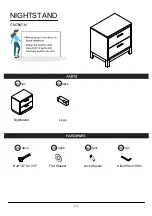 Preview for 5 page of Furniture of America Manvel CM7867N Assembly Instructions Manual