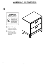 Preview for 7 page of Furniture of America Manvel CM7867N Assembly Instructions Manual