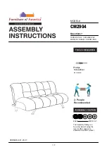 Preview for 1 page of Furniture of America Marbelle CM2904 Assembly Instructions Manual