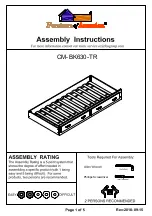 Furniture of America Marci CM-BK630-TR Assembly Instructions preview