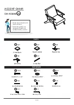 Предварительный просмотр 5 страницы Furniture of America Margaux CM-AC6265 Assembly Instructions Manual