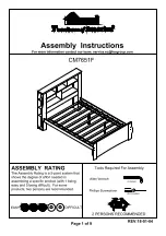 Preview for 9 page of Furniture of America Marlee CM7651BKF Assembly Instructions Manual