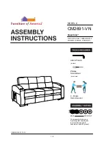 Preview for 1 page of Furniture of America Mavis CM2691-VN Assembly Instructions Manual