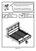 Preview for 4 page of Furniture of America Mcallen CM7360BC-EK Assembly Instructions Manual