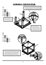 Preview for 6 page of Furniture of America Meadow CM4327E-VN Assembly Instructions Manual