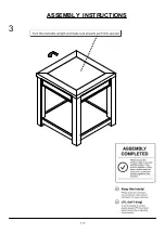 Preview for 7 page of Furniture of America Meadow CM4327E-VN Assembly Instructions Manual